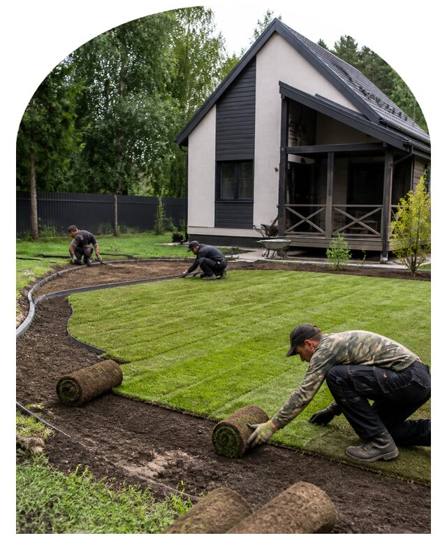 Благоустройство участка 6 соток под ключ с нуля в Азнакаеве